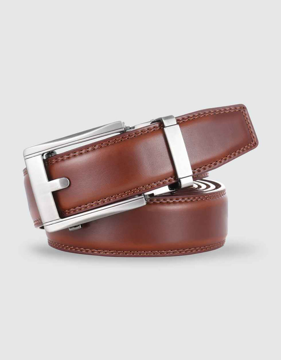 MROYALE Men's Ratchet Leather Belt