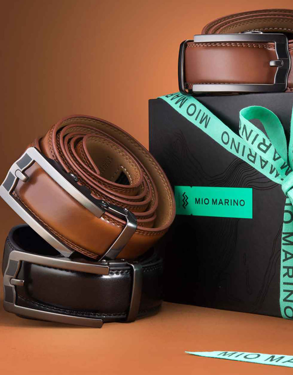 Premium Genuine Leather Mens Belt With Box 8 Classic Brown Letter